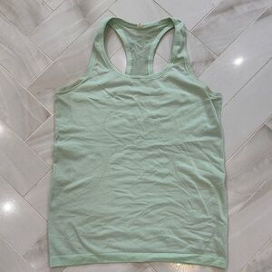 Light Green Racerback Tank Top - Women's Activewear